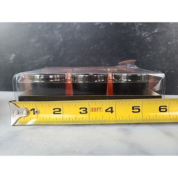 Pier 1 Imports Unscented Votives Two Sets Of 6 Orange And Black, READ - Picture 9 of 10